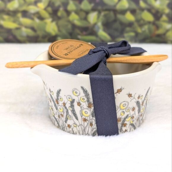 NWT Demdaco 'Enjoy Every Moment' Appetizer Bowl with Spoon - Picture 7 of 12